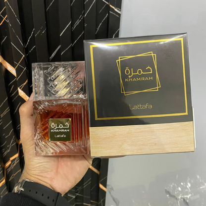 ¡Oferta! Khamrah Lattafa + Regalo - CERTIFICADO